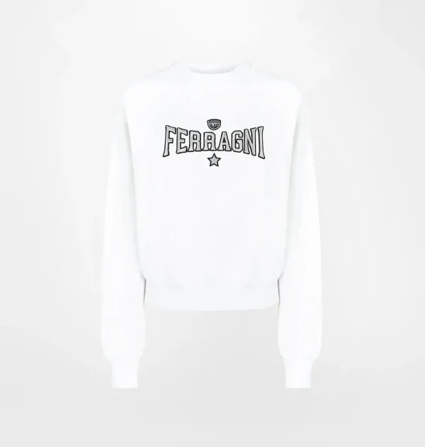 Chiara Ferragni Brand FERRAGNI STRETCH SWEATSHIRT | Sweats