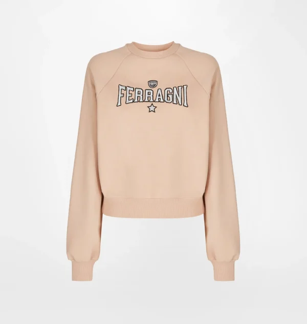 Chiara Ferragni Brand FERRAGNI STRETCH SWEATSHIRT | Sweats