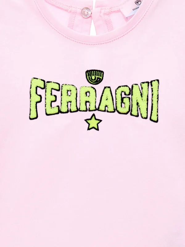 Chiara Ferragni Brand FERRAGNI STRETCH T-SHIRT | Kids New Born 0-24 Months