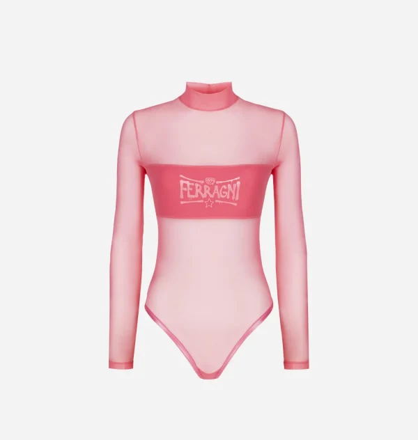 Chiara Ferragni Brand FERRAGNI TULLE BODYSUIT | Underwear