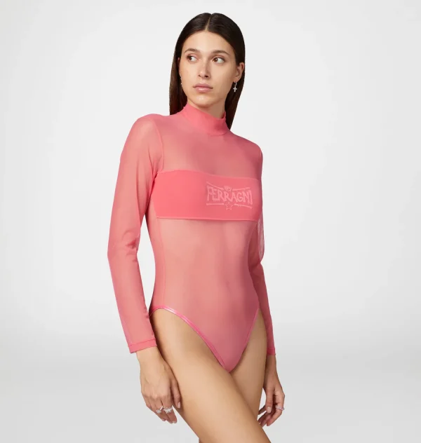 Chiara Ferragni Brand FERRAGNI TULLE BODYSUIT | Underwear