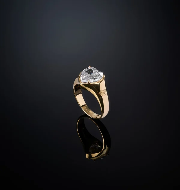 Chiara Ferragni Brand First Love Chevalier Ring | Rings