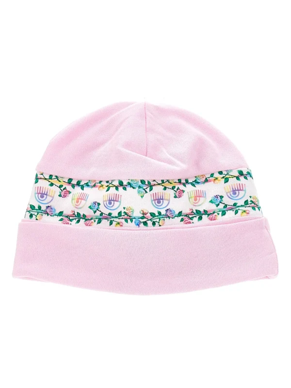 Chiara Ferragni Brand FLOWERS CAP | Kids New Born 0-24 Months