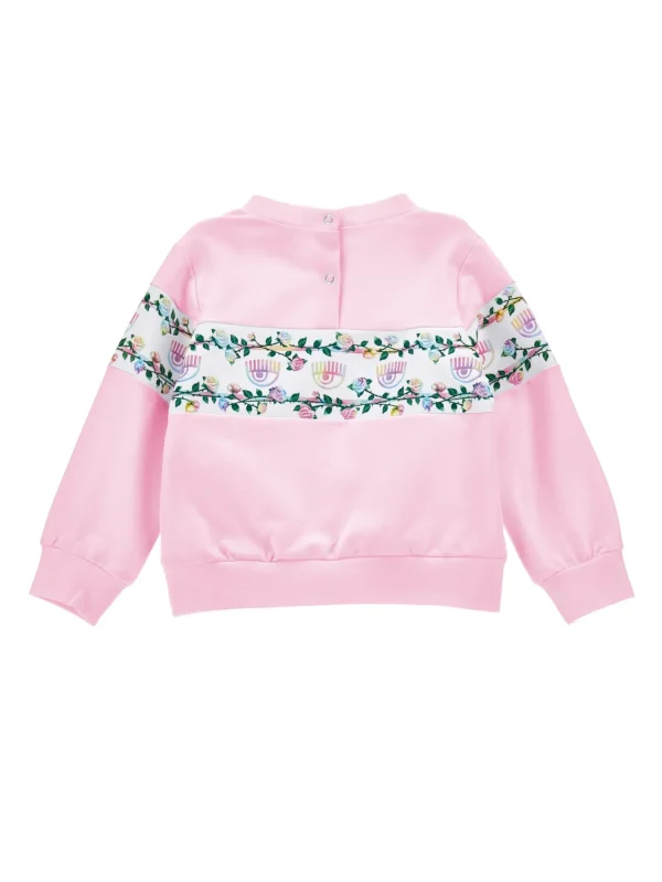 Chiara Ferragni Brand FLOWERS SWEATSHIRT | Kids New Born 0-24 Months