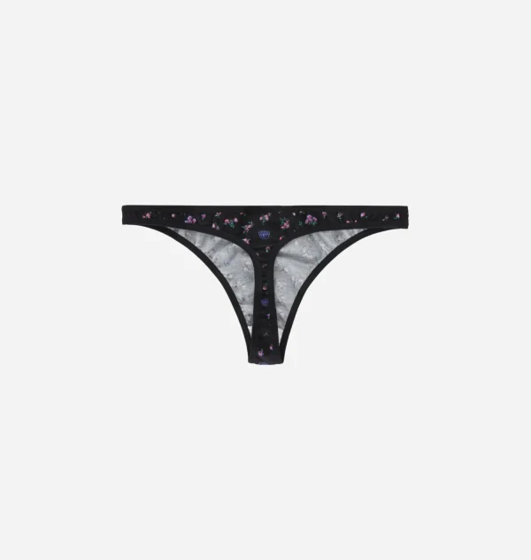 Chiara Ferragni Brand FLOWERS THONG | Underwear