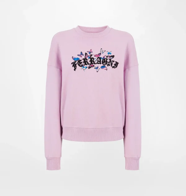 Chiara Ferragni Brand GOTHIC BUTTERFLIES SWEATSHIRT | Sweats