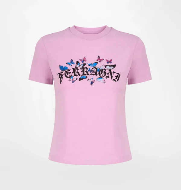 Chiara Ferragni Brand GOTHIC BUTTERFLIES T-SHIRT | Tops & T-Shirt