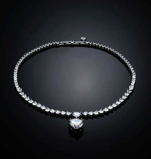Chiara Ferragni Brand INFINITY LOVE HEART CHOKER | Necklaces