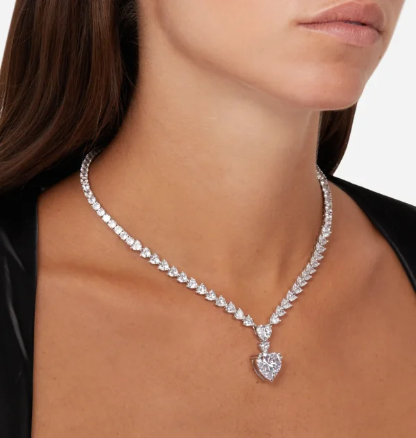 Chiara Ferragni Brand INFINITY LOVE HEART CHOKER | Necklaces