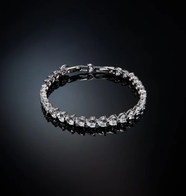 Chiara Ferragni Brand Infinity Love Horizontal Tennis Bracelet | Bracelets