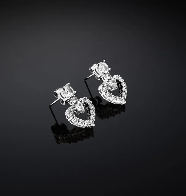 Chiara Ferragni Brand INFINITY LOVE PENDANT EARRINGS | Earrings