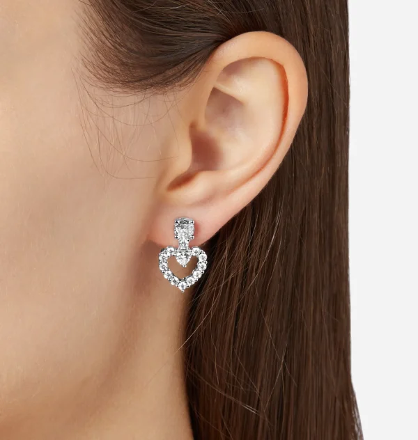 Chiara Ferragni Brand INFINITY LOVE PENDANT EARRINGS | Earrings