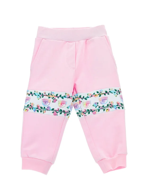 Chiara Ferragni Brand JOGGER FLOWERS | Kids New Born 0-24 Months
