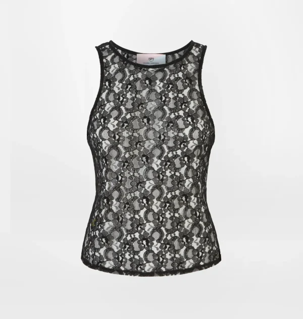Chiara Ferragni Brand LACE TANK TOP | Tops & T-Shirt