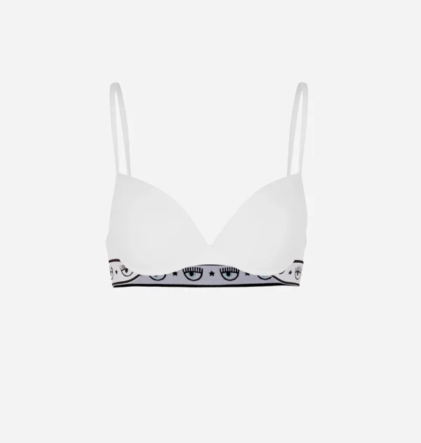 Chiara Ferragni Brand Logomania Balconette Bra | Underwear