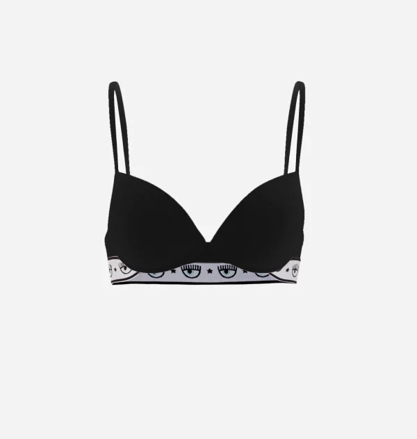 Chiara Ferragni Brand Logomania Balconette Bra | Underwear