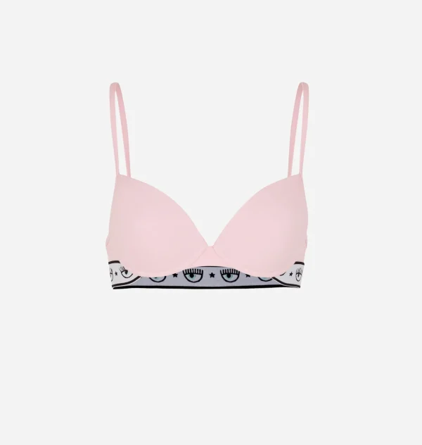 Chiara Ferragni Brand Logomania Balconette Bra | Underwear