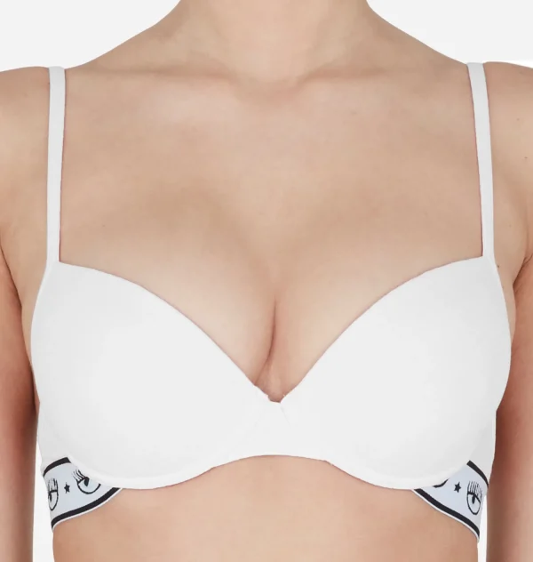 Chiara Ferragni Brand Logomania Balconette Bra | Underwear