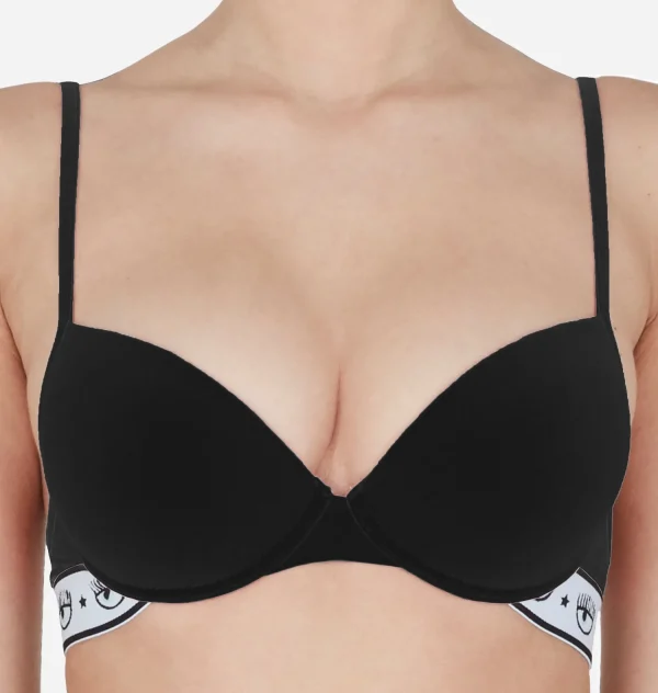 Chiara Ferragni Brand Logomania Balconette Bra | Underwear