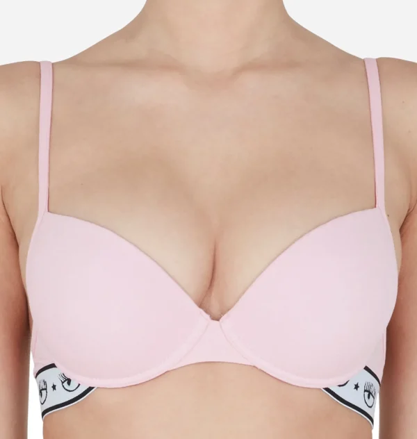 Chiara Ferragni Brand Logomania Balconette Bra | Underwear