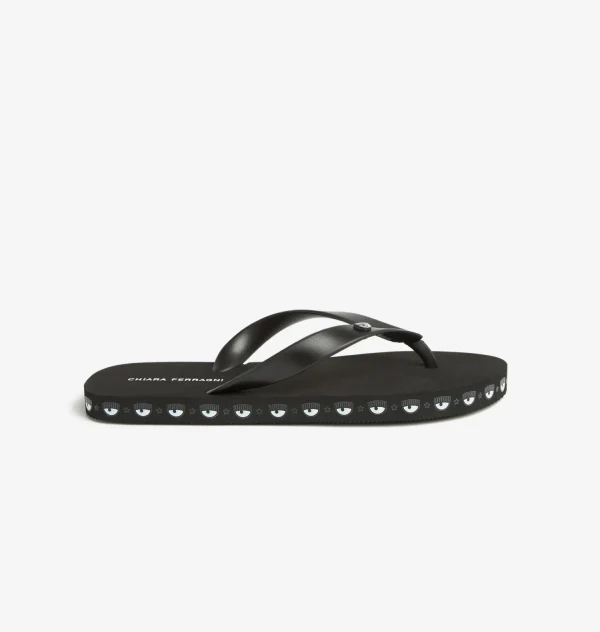 Chiara Ferragni Brand LOGOMANIA FLIP-FLOPS | Flat Shoes