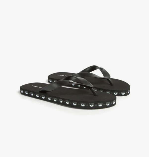 Chiara Ferragni Brand LOGOMANIA FLIP-FLOPS | Flat Shoes