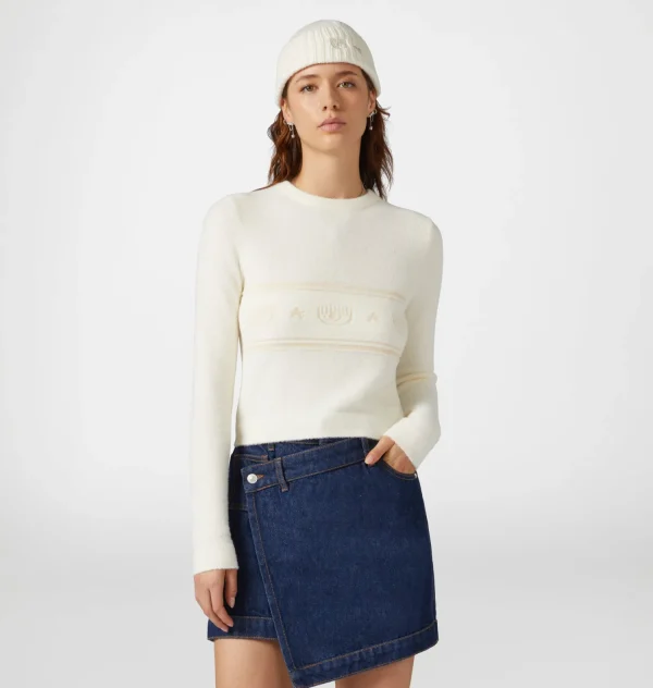 Chiara Ferragni Brand LOGOMANIA JUMPER | Sweats