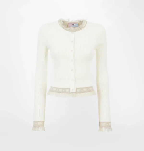 Chiara Ferragni Brand LOGOMANIA KNIT CARDIGAN | Tops & T-Shirt