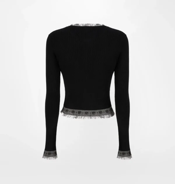 Chiara Ferragni Brand LOGOMANIA KNIT CARDIGAN | Tops & T-Shirt