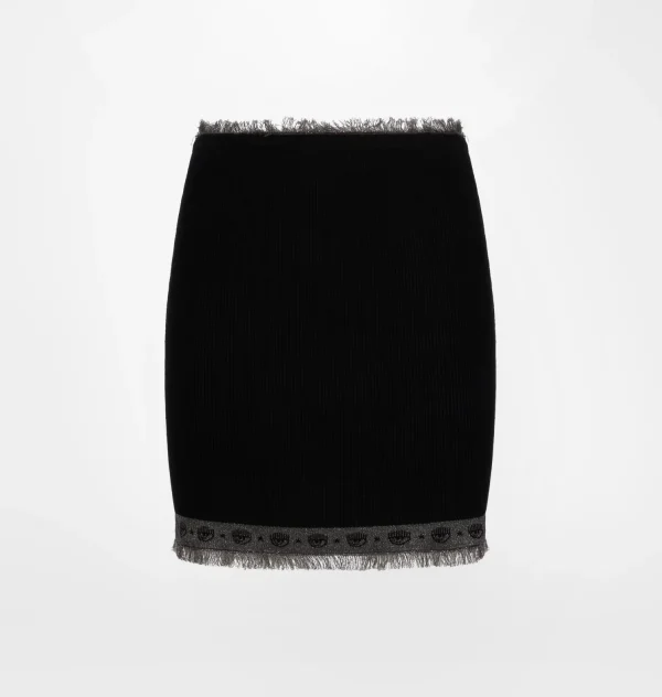 Chiara Ferragni Brand LOGOMANIA KNIT MINISKIRT | Pants & Skirts