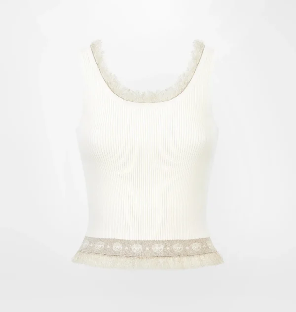 Chiara Ferragni Brand LOGOMANIA KNIT TOP | Tops & T-Shirt