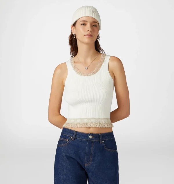 Chiara Ferragni Brand LOGOMANIA KNIT TOP | Tops & T-Shirt