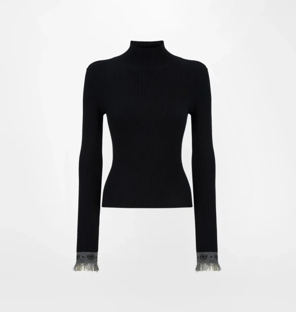 Chiara Ferragni Brand LOGOMANIA KNIT TURTLENECK | Sweats