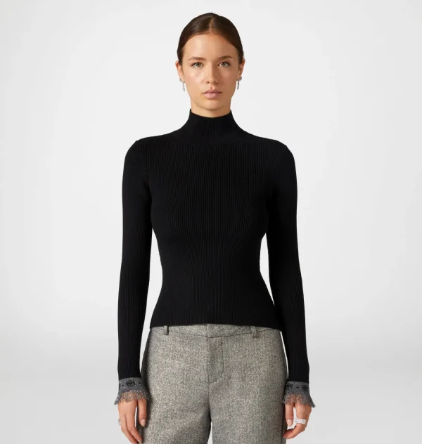 Chiara Ferragni Brand LOGOMANIA KNIT TURTLENECK | Sweats