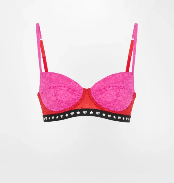 Chiara Ferragni Brand LOGOMANIA LACE BRALETTE | Homewear | Underwear