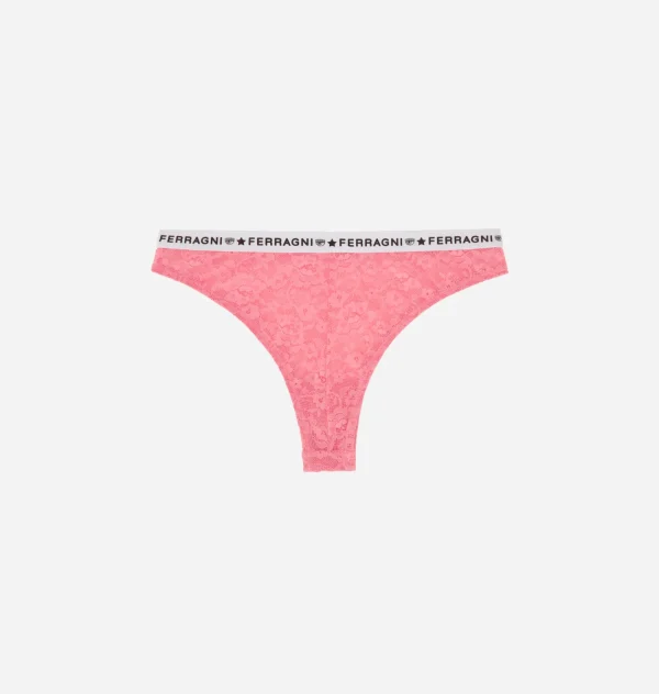 Chiara Ferragni Brand LOGOMANIA LACE BRAZILIAN BRIEF | Underwear