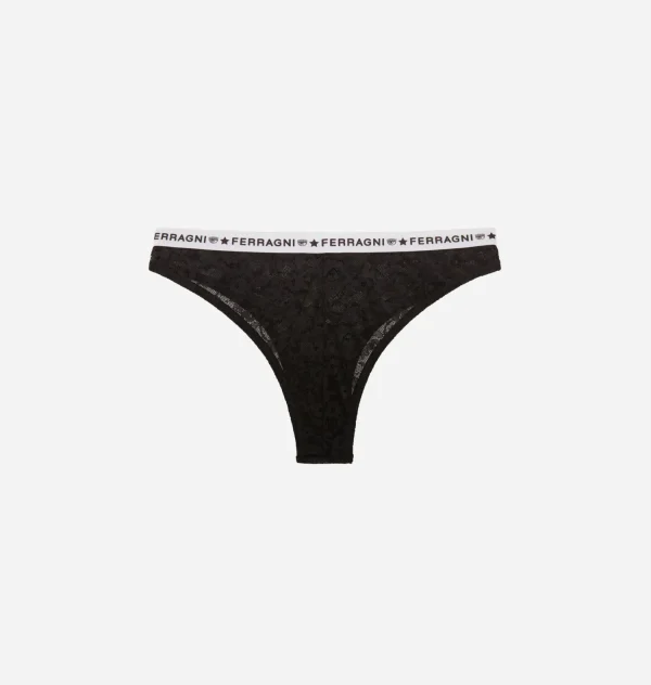 Chiara Ferragni Brand LOGOMANIA LACE BRAZILIAN BRIEF | Underwear