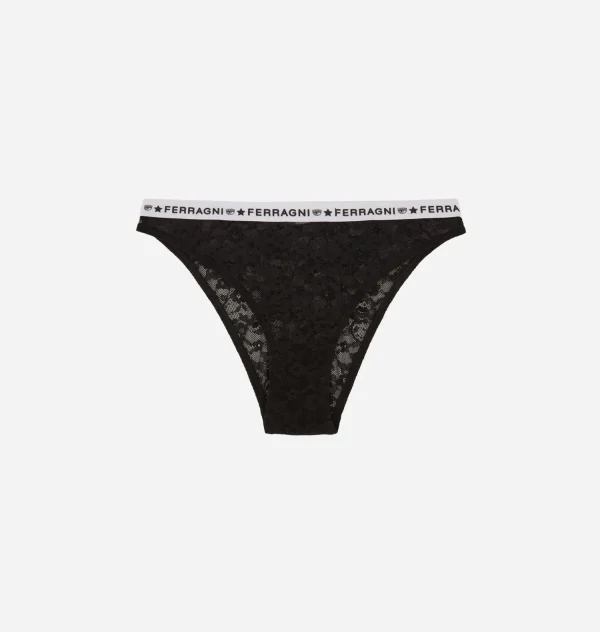 Chiara Ferragni Brand LOGOMANIA LACE BRIEF | Underwear
