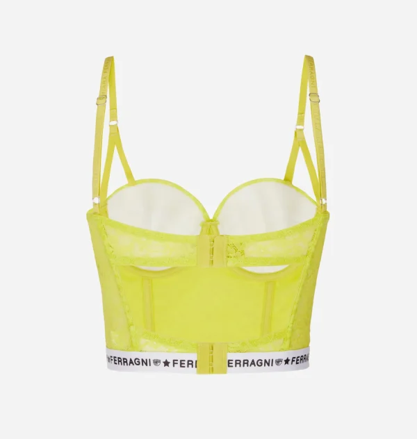 Chiara Ferragni Brand LOGOMANIA LACE CORSET | Underwear