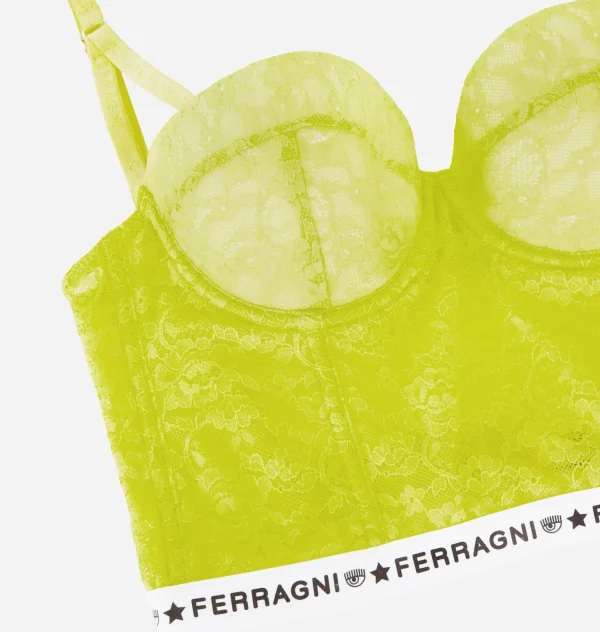 Chiara Ferragni Brand LOGOMANIA LACE CORSET | Underwear