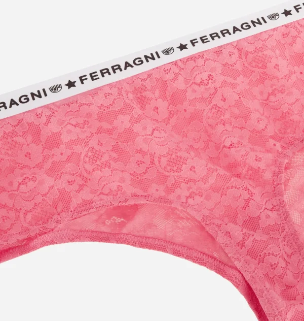 Chiara Ferragni Brand LOGOMANIA LACE CULOTTE | Underwear