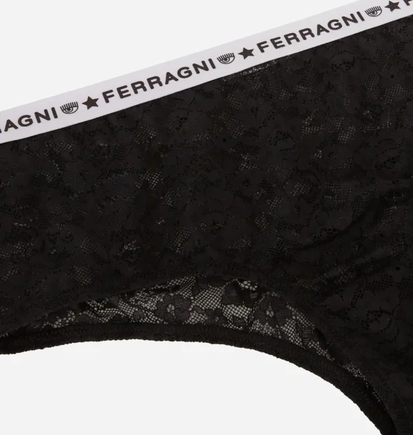Chiara Ferragni Brand LOGOMANIA LACE CULOTTE | Underwear