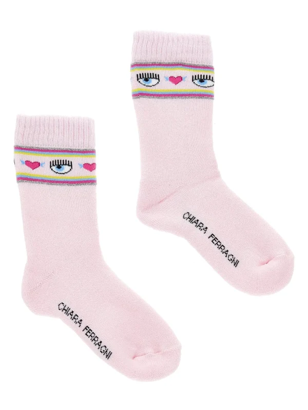 Chiara Ferragni Brand LOGOMANIA SOCKS | Kids Kids 2-10 Years