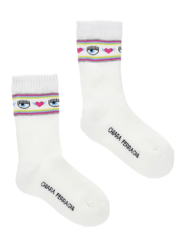 Chiara Ferragni Brand LOGOMANIA SOCKS | Kids Kids 2-10 Years