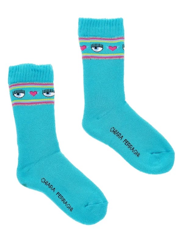 Chiara Ferragni Brand LOGOMANIA SOCKS | Kids Kids 2-10 Years