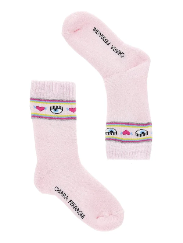 Chiara Ferragni Brand LOGOMANIA SOCKS | Kids Kids 2-10 Years