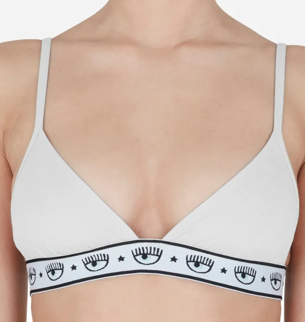 Chiara Ferragni Brand Logomania Triangle Bra | Underwear