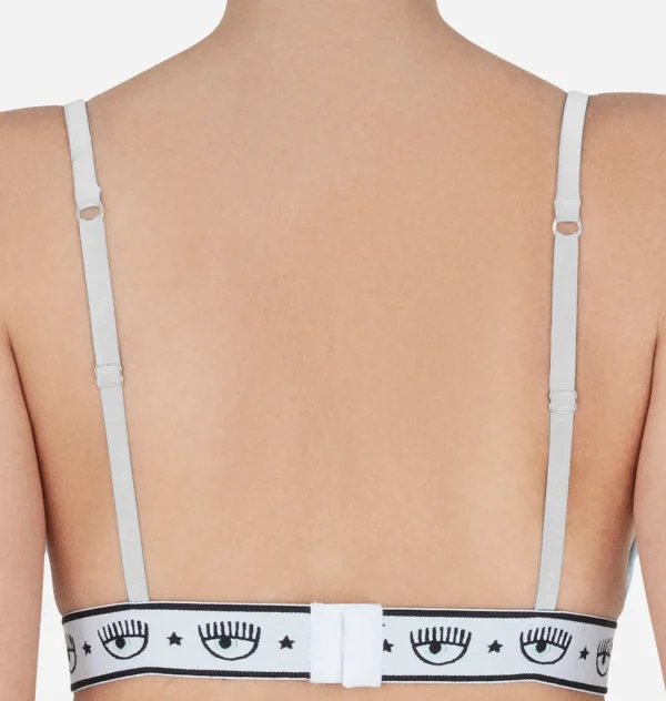 Chiara Ferragni Brand Logomania Triangle Bra | Underwear