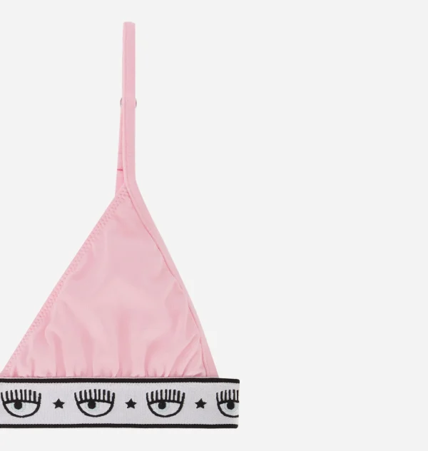 Chiara Ferragni Brand Logomania Triangle Bra | Underwear