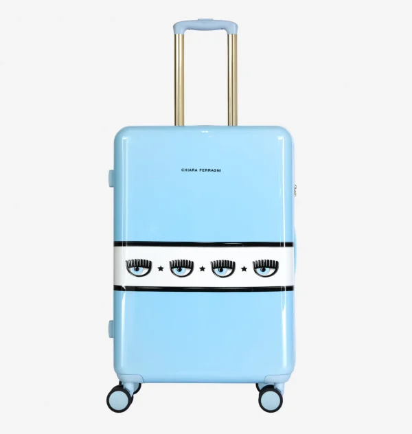 Chiara Ferragni Brand LOGOMANIA TROLLEY M | Suitcases